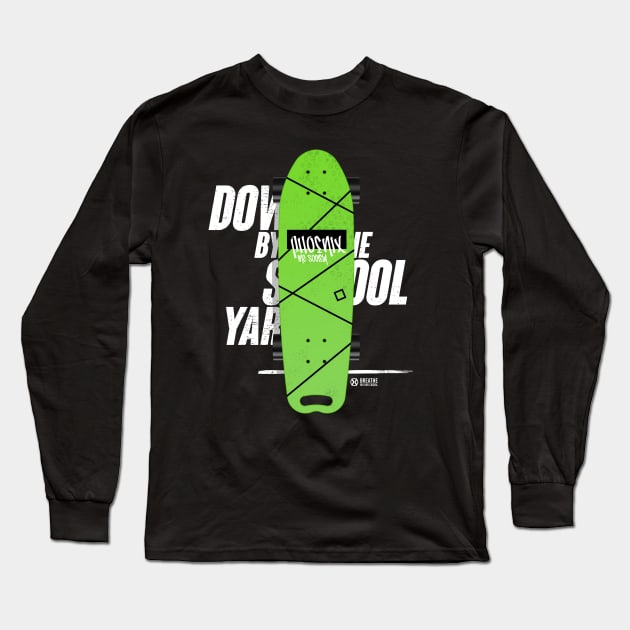 DOWN BY THE SCHOOLYARD Long Sleeve T-Shirt by azified